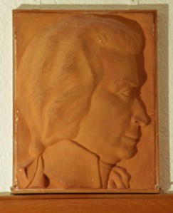 A portrait of Mozart in Barth's house