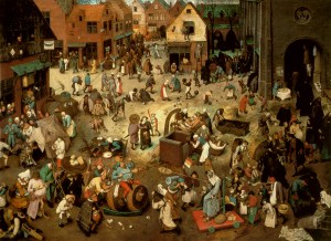 Bruegel - The Fight Between Carnival and Lent