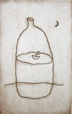 Leunig - Bottle and boat
