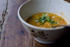 Coconut Red Lentil Soup