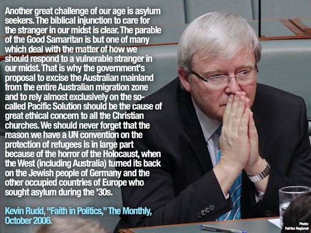 Rudd - Faith in Politics
