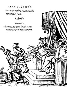 The Papal Belvedere by Lucas Cranach the Elder in the 1545