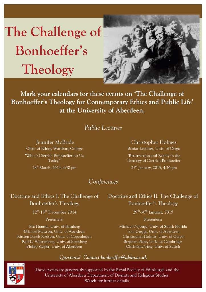 Bonhoeffer Events Aberdeen (2)