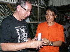 Kerry Enright and Pastor Berlin