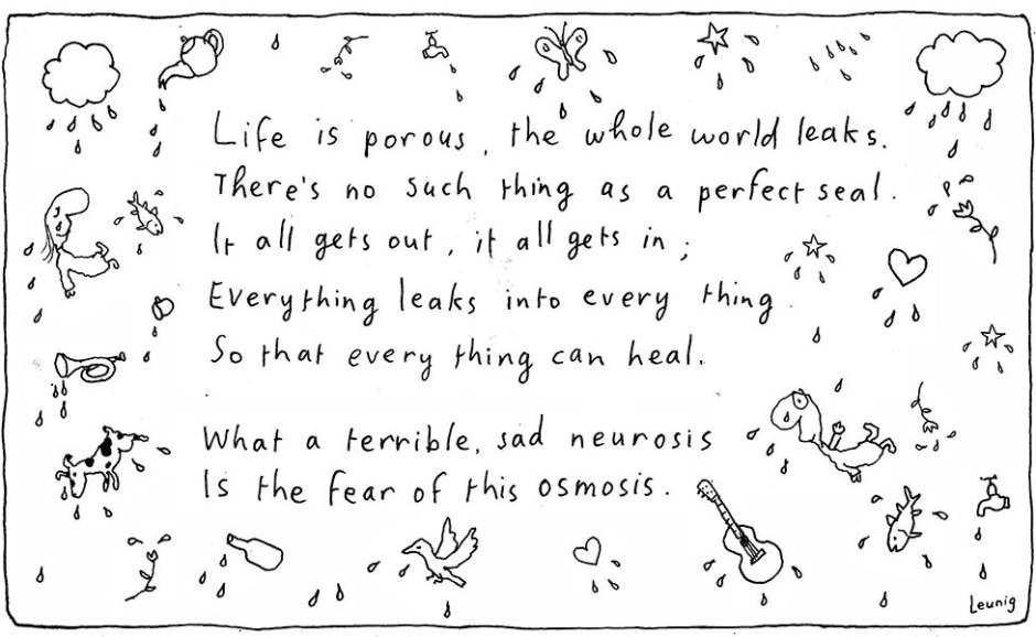 Life is porous - 12 April 2014