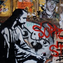 Anonymous, 'Jesus the Tagger'. Berlin.