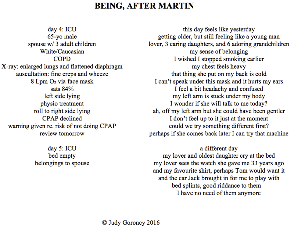 Being, After Martin
