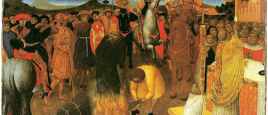 Stefano di Giovanni - Burning of a heretic (1430-32)